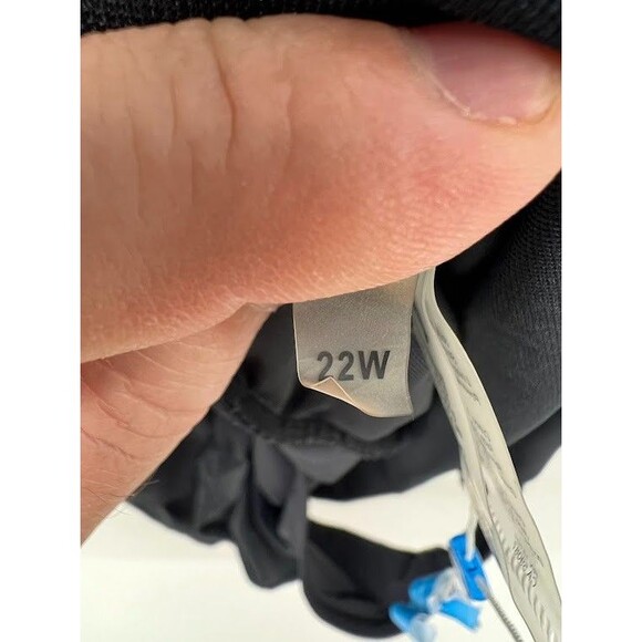 Bleu Rod Beattie Knotted Tank Top 1 Piece Skirted Swimsuit RB15101 Black  Sz 22W - Picture 3 of 7